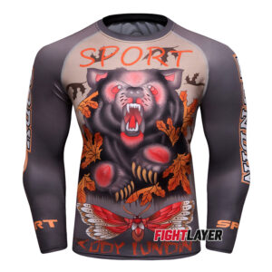 'Bearfight Shirt' Long Sleeve Rash Guard