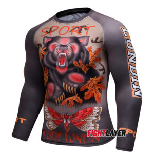 'Bearfight Shirt' Long Sleeve Rash Guard