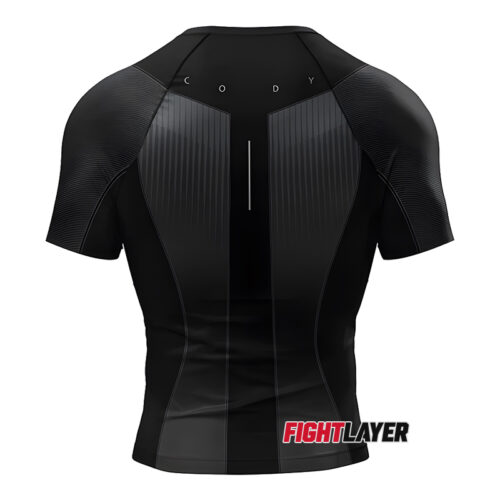 'Blackout' Short Sleeve Rash Guard