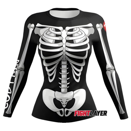 Women's 'Bone Rattler' Long Sleeve Rash Guard