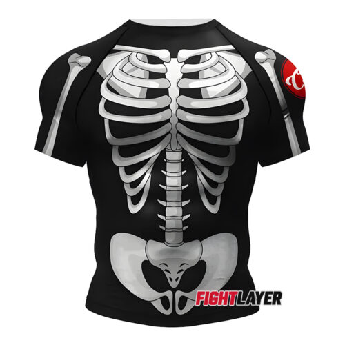 'Bone Rattler' Short Sleeve Rash Guard