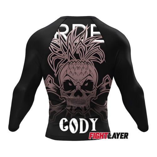 'Bone Vendetta' Long Sleeve Rash Guard