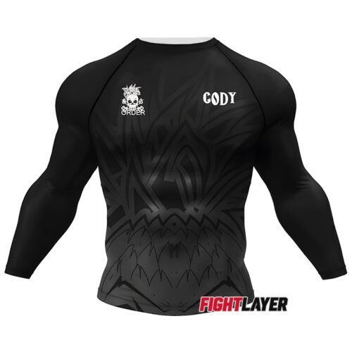 'Bone Vendetta' Long Sleeve Rash Guard