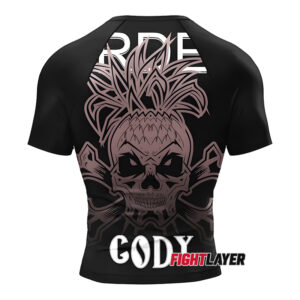 'Bone Vendetta' Short Sleeve Rash Guard