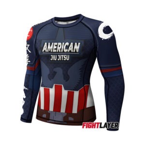 'Captain Jiu Jitsu' Long Sleeve Rash Guard