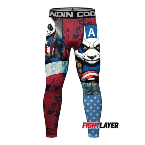 'Captain Panda' Training Leggings