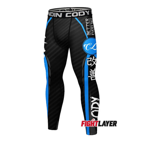 'Carbon Blue' Training Leggings
