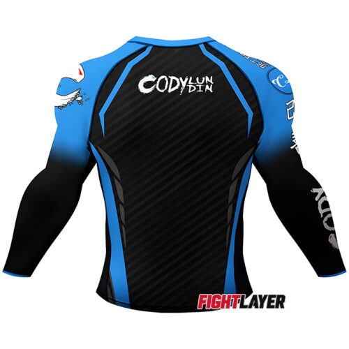 'Carbon Blue' Long Sleeve Rash Guard