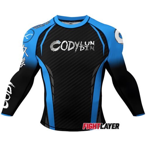 'Carbon Blue' Long Sleeve Rash Guard