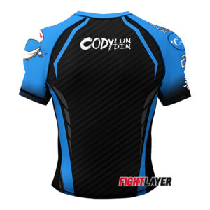 'Carbon Blue' Short Sleeve Rash Guard