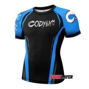 'Carbon Blue' Short Sleeve Rash Guard