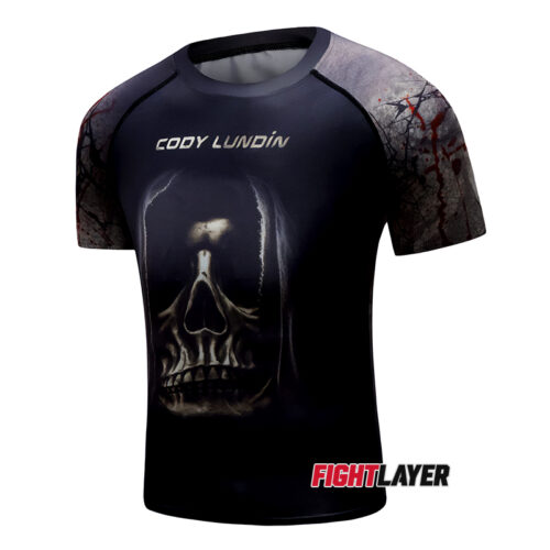 'Death's Grin Shirt' Short Sleeve Rash Guard