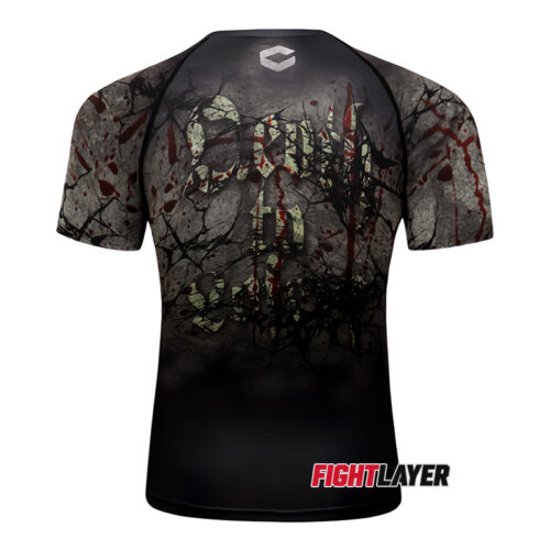 'Death's Grin Shirt' Short Sleeve Rash Guard