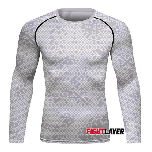 'Digital Specter' Long Sleeve Rash Guard