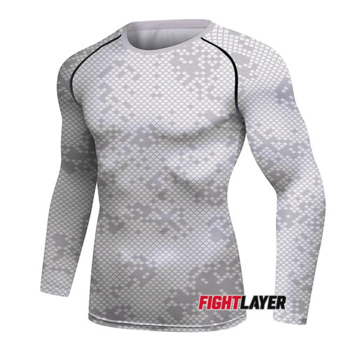 'Digital Specter' Long Sleeve Rash Guard