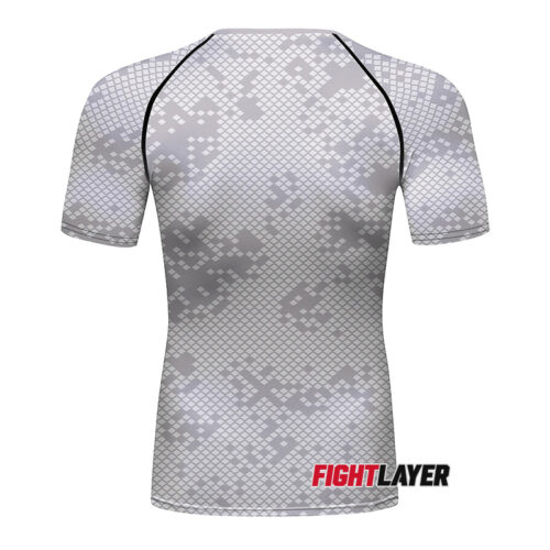 'Digital Specter' Short Sleeve Rash Guard