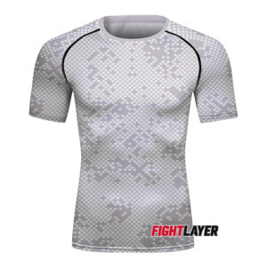 'Digital Specter' Short Sleeve Rash Guard