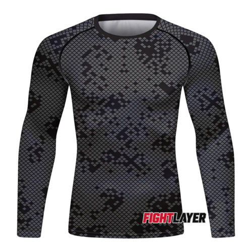 'Digital Stealth' Long Sleeve Rash Guard