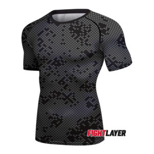 'Digital Stealth' Short Sleeve Rash Guard