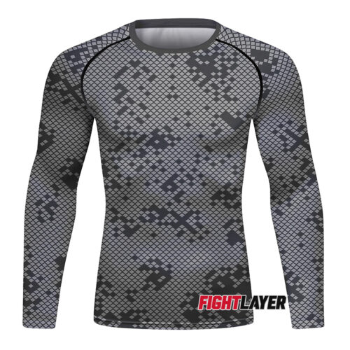 'Digital Storm' Long Sleeve Rash Guard