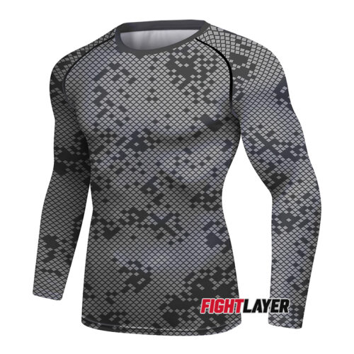 'Digital Storm' Long Sleeve Rash Guard