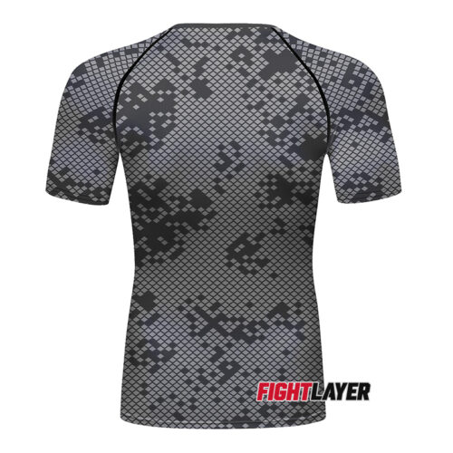 'Digital Storm' Short Sleeve Rash Guard