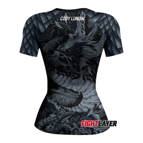 Women's 'Eternal Dragon' Short Sleeve Rash Guard