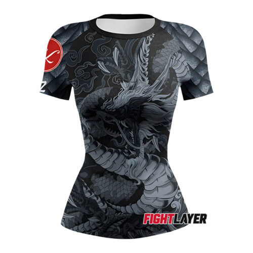 Women's 'Eternal Dragon' Short Sleeve Rash Guard
