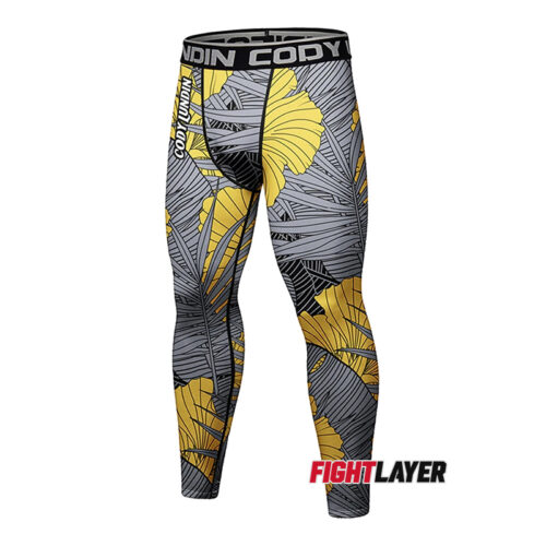 'Gilded Petals' Training Leggings