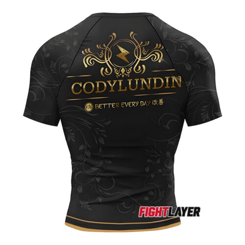 'Gilded Warrior' Short Sleeve Rash Guard