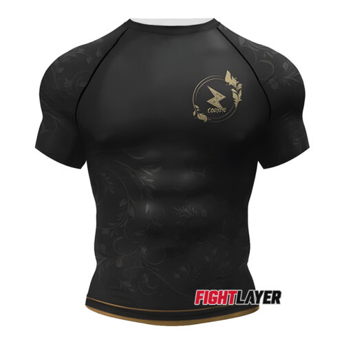 'Gilded Warrior' Short Sleeve Rash Guard