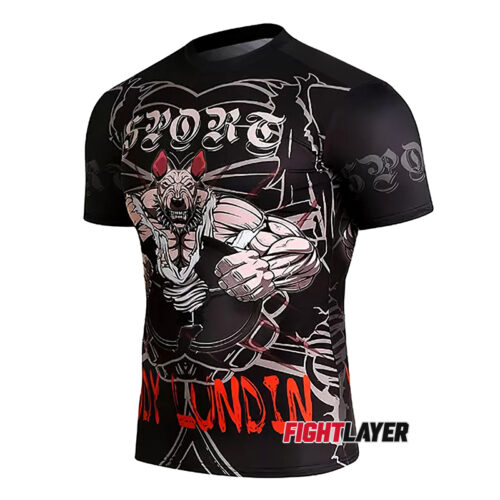'Gimme A Bone Shirt' Short Sleeve Rash Guard