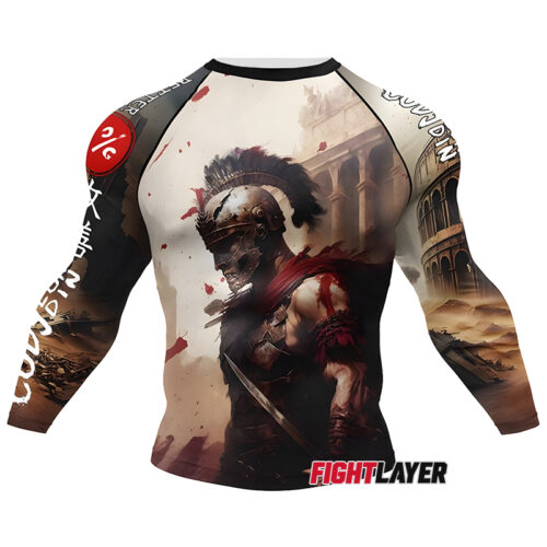 'Gladiator's Glory' Long Sleeve Rash Guard