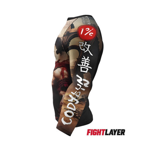 'Gladiator's Glory' Long Sleeve Rash Guard