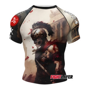 'Gladiator's Glory' Short Sleeve Rash Guard