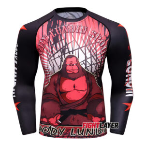 'Gorilla Brawl' Long Sleeve Rash Guard