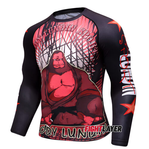 'Gorilla Brawl' Long Sleeve Rash Guard