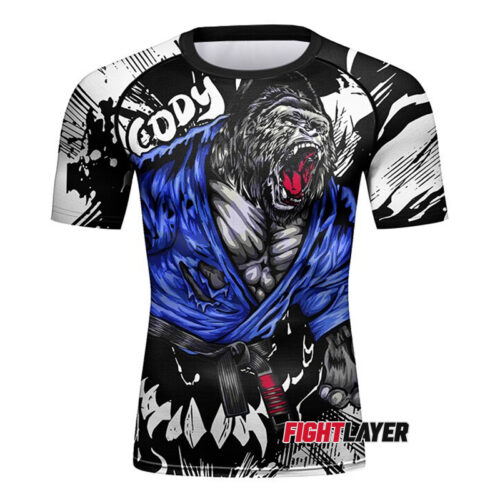'Gorillas Wrath' Short Sleeve Rash Guard