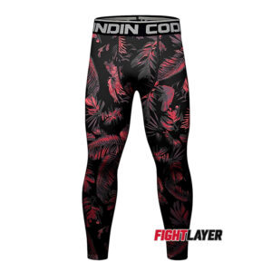 'Hawaiian Tropical Red' Training Leggings