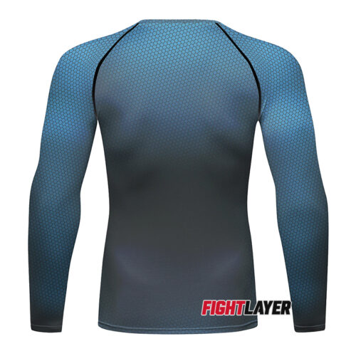 'Hex Pulse' Long Sleeve Rash Guard