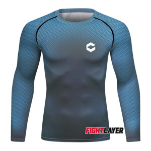 'Hex Pulse' Long Sleeve Rash Guard