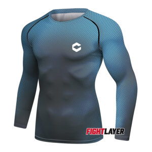 'Hex Pulse' Long Sleeve Rash Guard