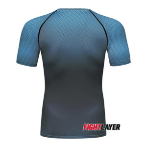 'Hex Pulse' Short Sleeve Rash Guard