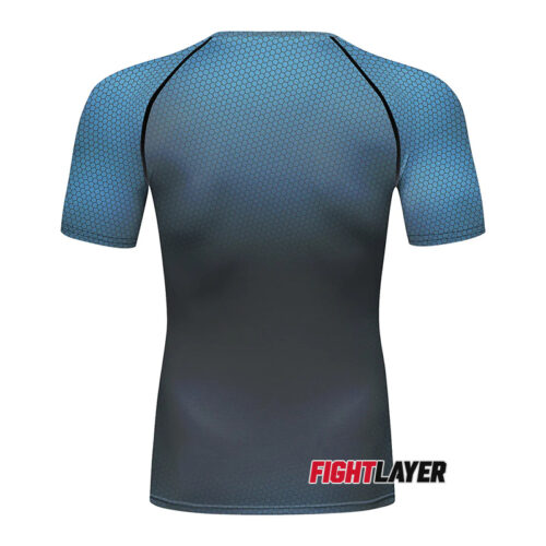 'Hex Pulse' Short Sleeve Rash Guard