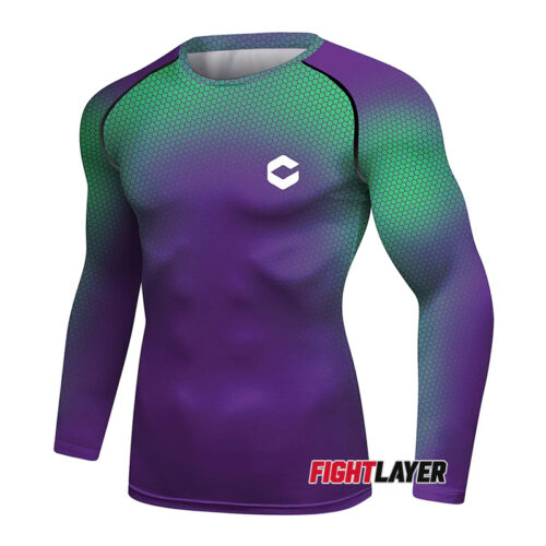 'Hex Quantum' Long Sleeve Rash Guard