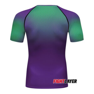 'Hex Quantum' Short Sleeve Rash Guard