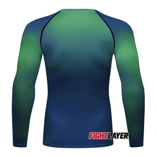 'Hex Radon' Long Sleeve Rash Guard
