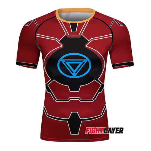'Iron Armor' Short Sleeve Rash Guard