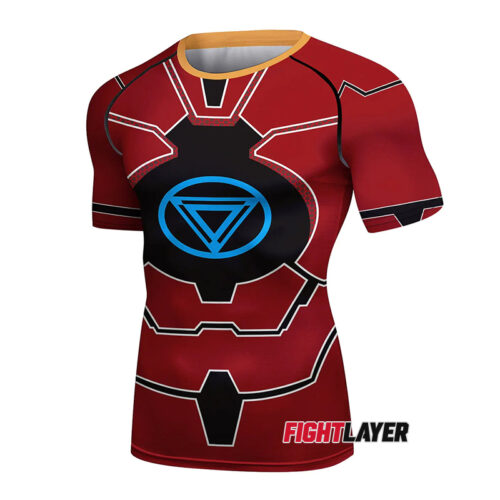'Iron Armor' Short Sleeve Rash Guard