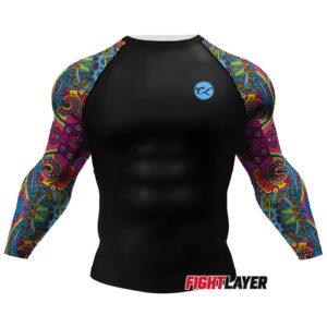 'Kaleidoscope' Long Sleeve Rash Guard